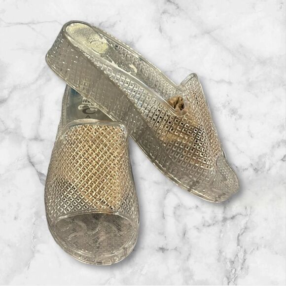 JEFFREY CAMPBELL Jelly Sandal very good condition. Never worn size 5 womans - Picture 3 of 7